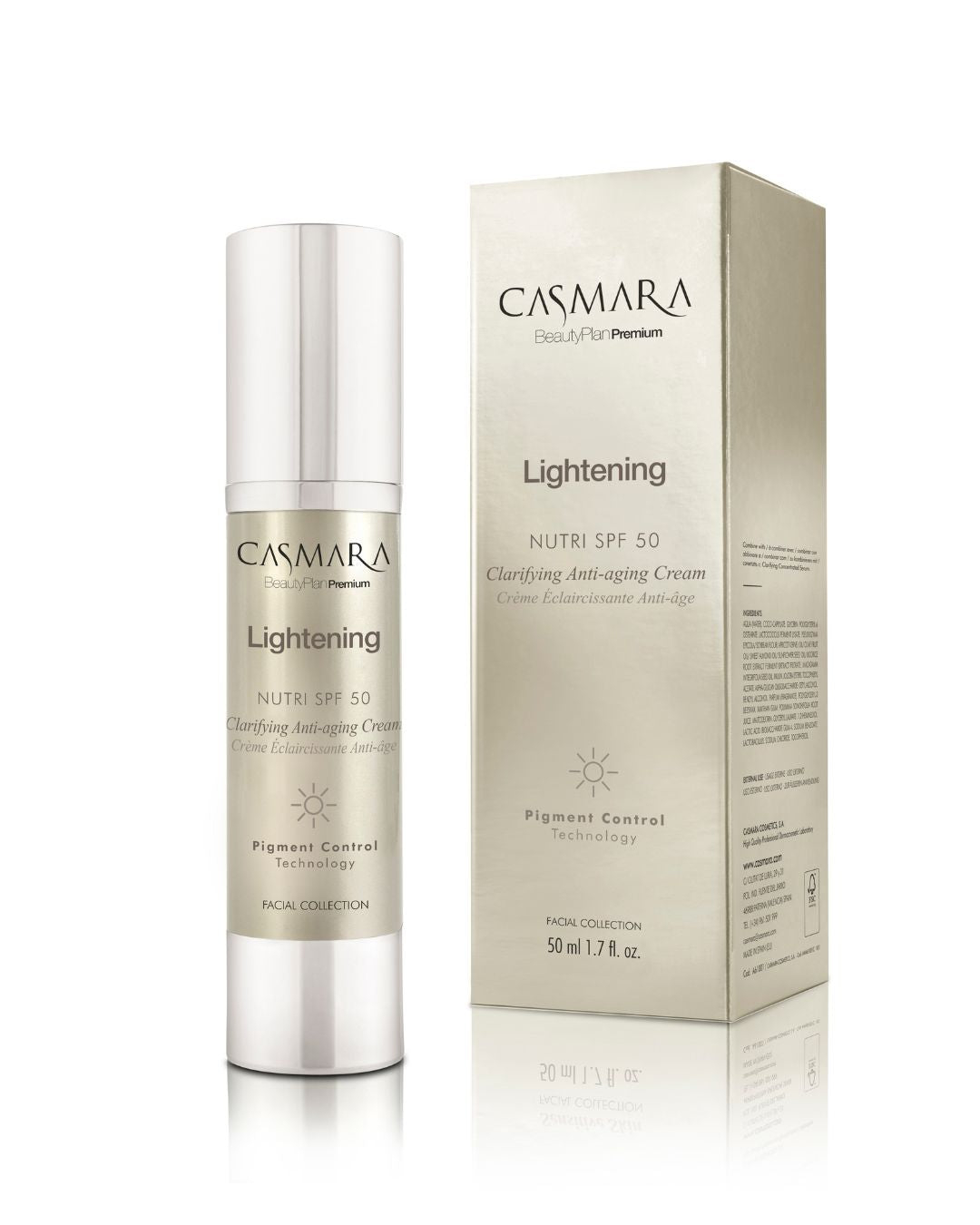 LIGHTENING Crème Dépigmentante anti-âge Nacar SPF50